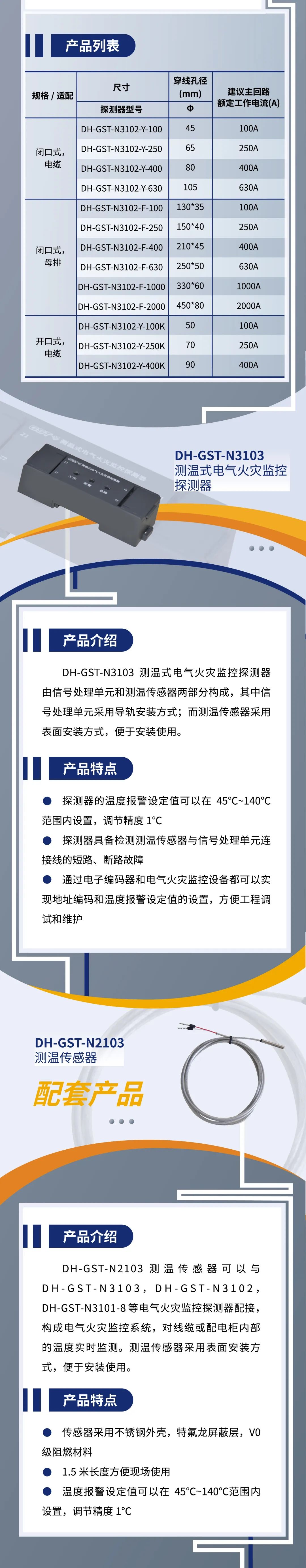 新疆海灣消防新一代組合式電氣火災(zāi)監(jiān)控探測器產(chǎn)品上市